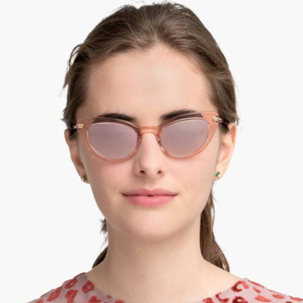 RARE Warby Parker x Leith Clark Evelina mirrored sunglasses